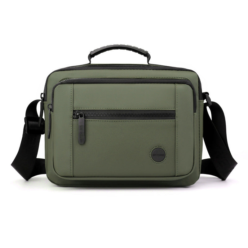 「1252」E23.10新款潮牌斜背包男士運動通勤單肩包機能騎乘挎包通勤男包