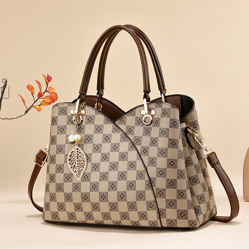 「SC179」A23.11高級感印花手提斜背包