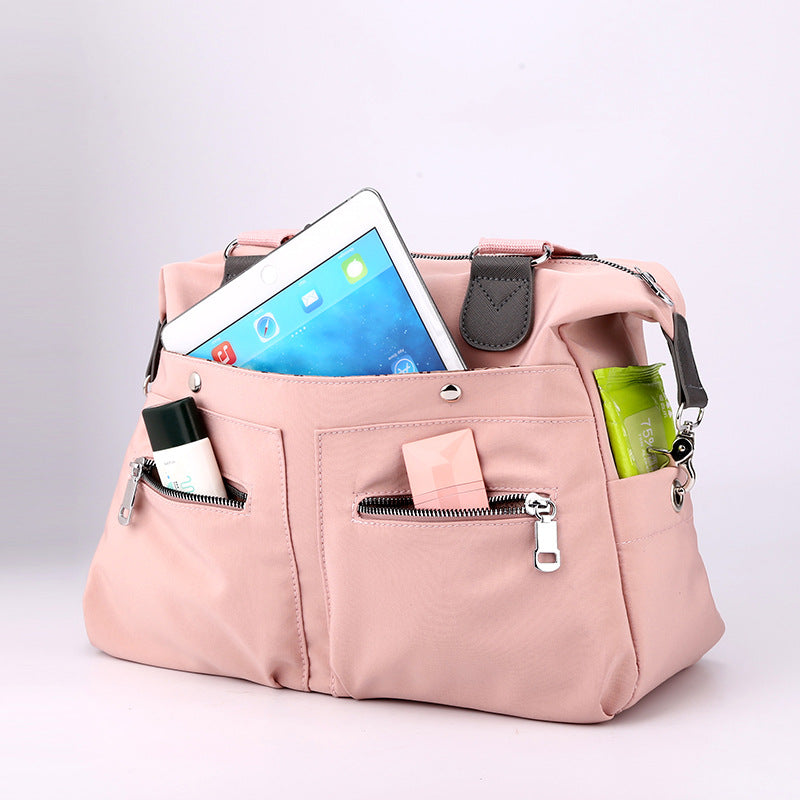 「Y-1902」F23.04跨境風潮女士單肩包尼龍布托特手提大容量斜跨包The tote Bag