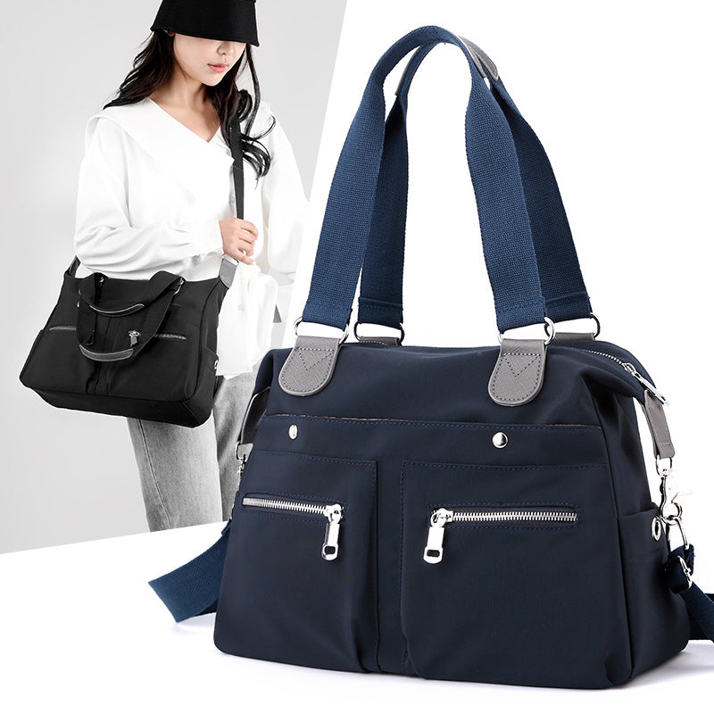 「Y-1902」F23.04跨境風潮女士單肩包尼龍布托特手提大容量斜跨包The tote Bag
