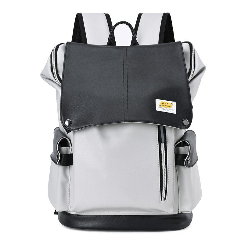 「DXYZ8639」E23.00時尚休閒電腦背包大容量便攜潮流男士商務雙肩包旅行背包