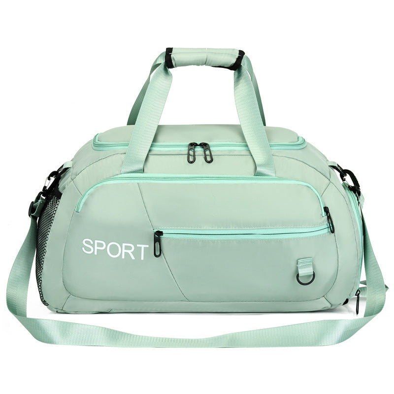 「601」D23.05新款健身包游泳瑜伽包大容量手提單肩男女旅行包雙乾濕鞋位包