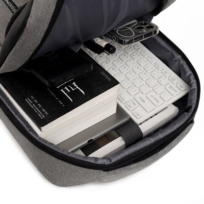 「12-2」E23.00電腦包男士雙肩包15.6寸商務通勤旅行背包大容量防水大學生書包
