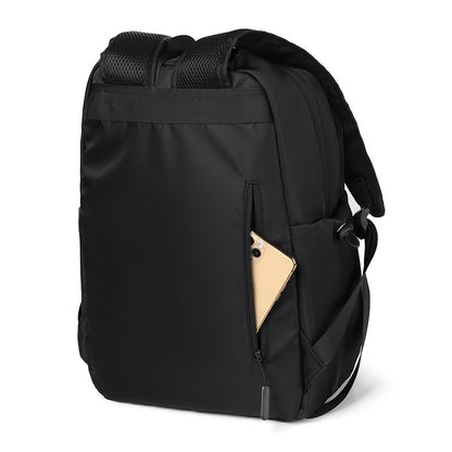 「WH610」E23.00雙肩背包男士新款休閒電腦包時尚簡約中學生書包女潮牌大容量包包