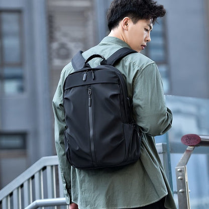 「3350」E23.00韓版雙肩背包男士商務休閒電腦包外出旅行包潮流中學生書包