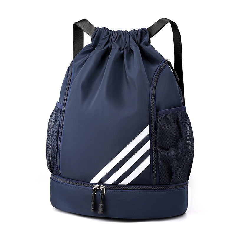 「1201」D23.05新款束口袋抽繩包籃球包戶外輕便雙肩包大容量運動健身包收納背包