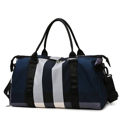 「2214」D23.01 旅遊手提包女大容量行李袋時尚休閒運動包乾濕分離出差旅行收納包