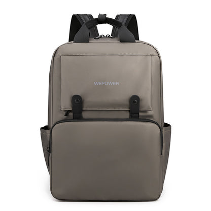 「3410」F23.WE工廠直銷新款男士商務雙肩包大容量休閒旅行背包韓版學生電腦書包
