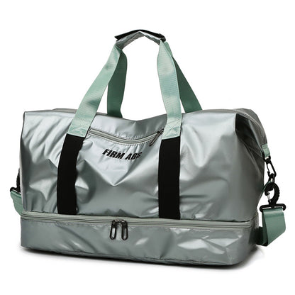 「635」D23.01 乾濕分離行李袋大容量包包女學生旅行包輕便媽咪包防水瑜伽游泳包